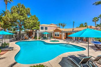 Lagoon-styled pool